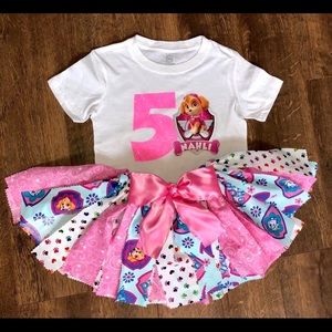 paw patrol birthday girl outfit